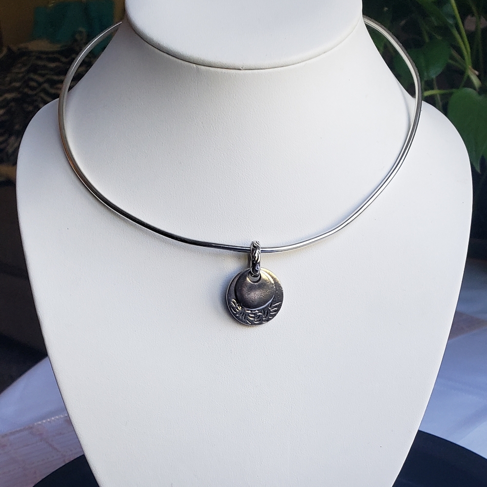 Silpada Double Disk Pendant - image 1